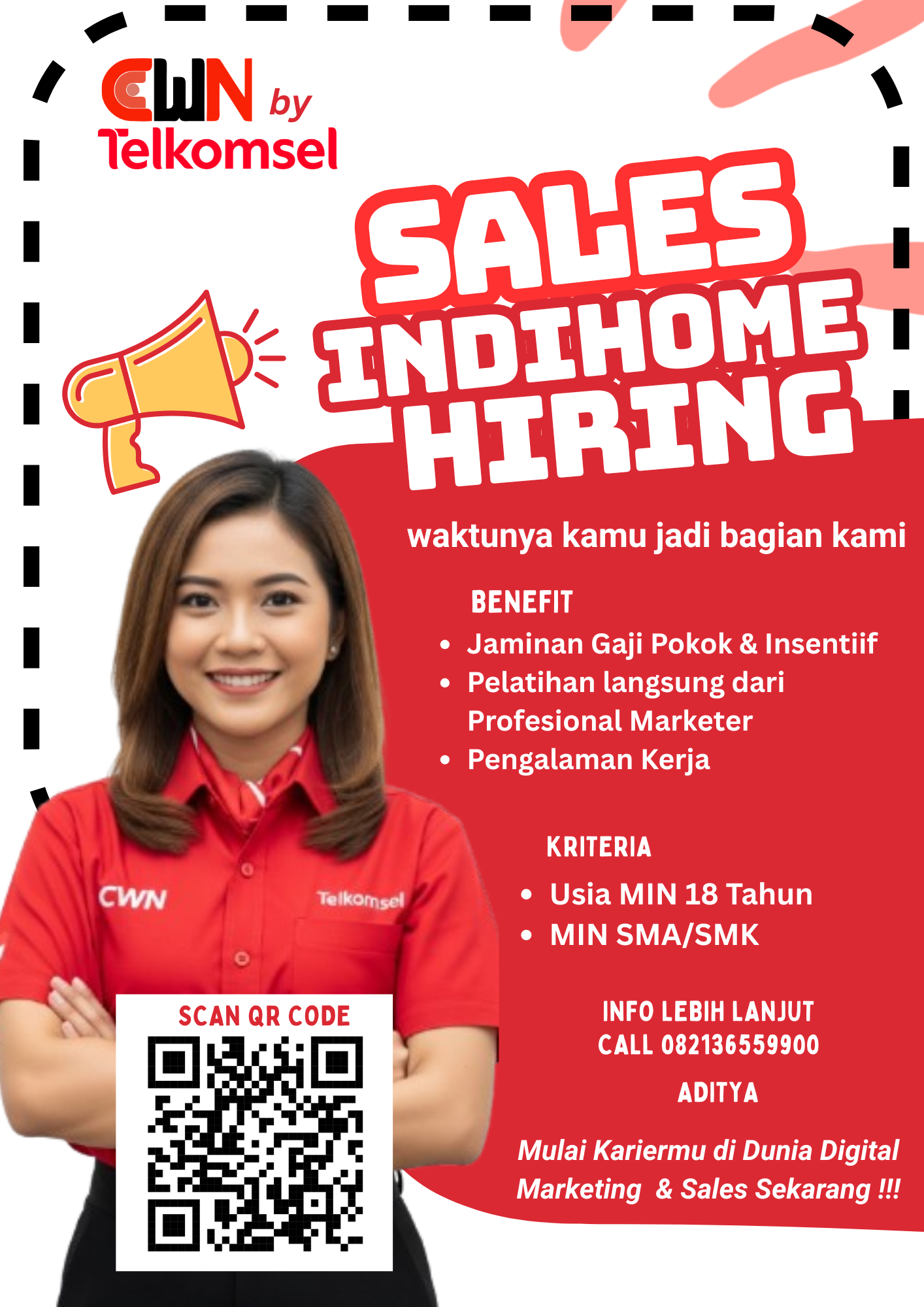 Rekrutmen sales oleh CWN